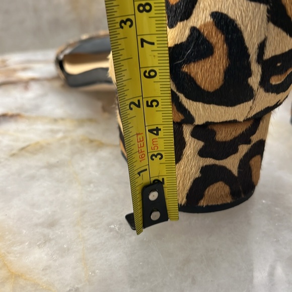 Sam Edelman leopard print block heeled sandals - Picture 6 of 6